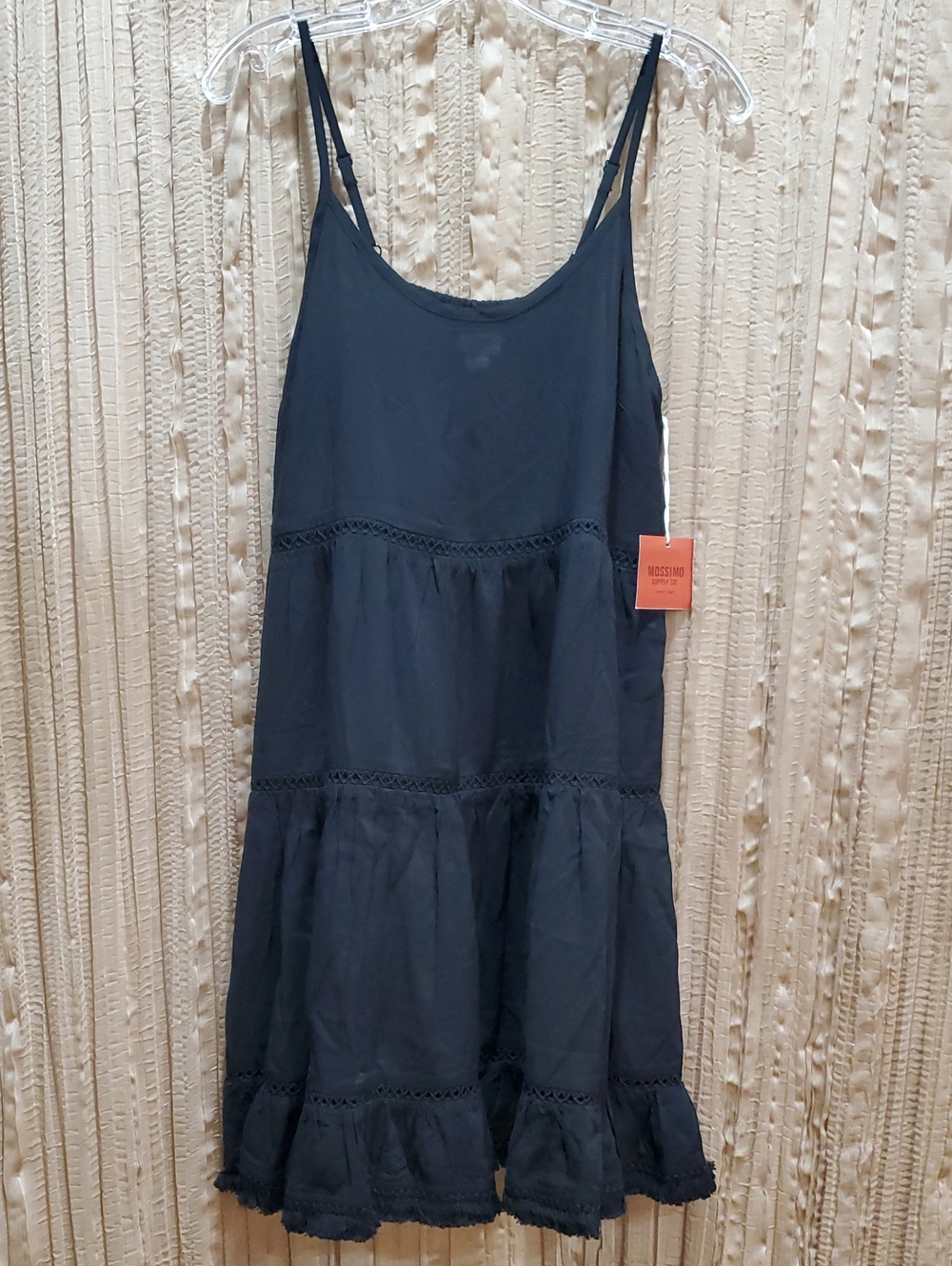 NWT Black Tiered Dress